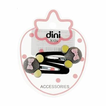 Заколка для волос Dini Kids Мишка, 2 шт (d-349) Заколка для волос Dini Kids Мишка, 2 шт (d-349)