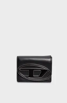 Женский черный кожаный кошелек 1DR Черный ONESIZE Diesel X09887 PR818