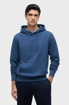 Мужское синее худи ESSENTIAL Синий XL Tommy Hilfiger MW0MW37235