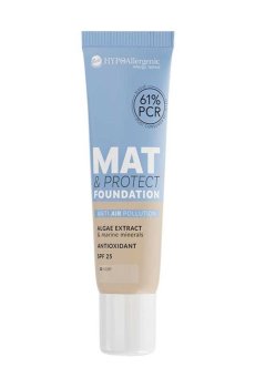 Тональная основа для лица Bell HypoAllergenic Mat & Protect Foundation, SPF 25, 02 Ivory, 30 г