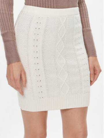 Guess Cпідниця-міні W4RD58 Z37L1 Écru Slim Fit Guess Cпідниця-міні W4RD58 Z37L1 Écru Slim Fit
