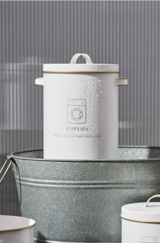 Коробка для зберігання засобів для прання - білий