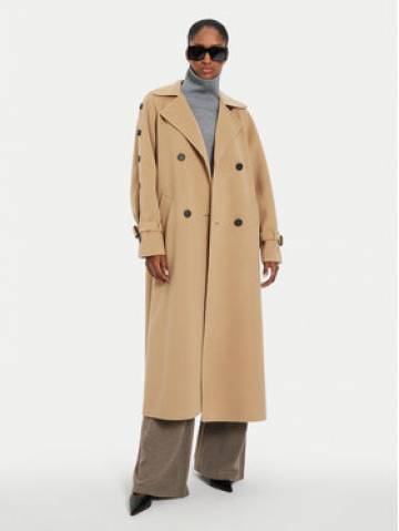 Weekend Max Mara Вовняне пальто Natale 2425016021 Бежевий Regular Fit Weekend Max Mara Вовняне пальто Natale 2425016021 Бежевий Regular Fit