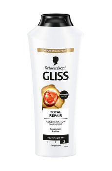 Шампунь Gliss Total Repair для сухих и поврежденных волос, 400 мл