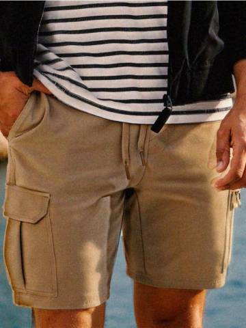 Шорти карго - бежевий