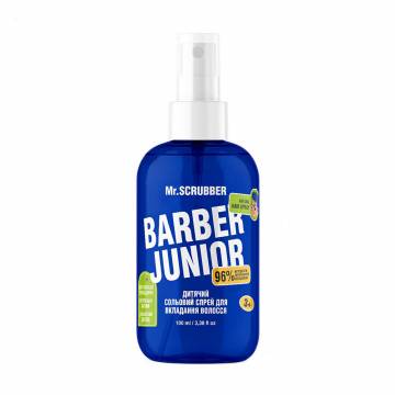 Детский солевой спрей для укладки волос Mr.Scrubber Barber Junior Natural Hair Spray, 100 мл Детский солевой спрей для укладки волос Mr.Scrubber Barber Junior Natural Hair Spray, 100 мл