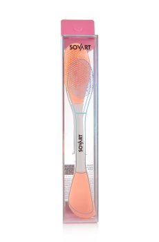 Кисть для нанесения масок и очищения кожи Sovart персиковая, 1 шт