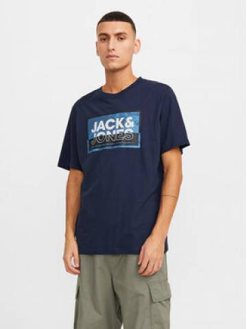 Jack&Jones Футболка Logan 12253442 Cиній Standard Fit Jack&Jones Футболка Logan 12253442 Cиній Standard Fit