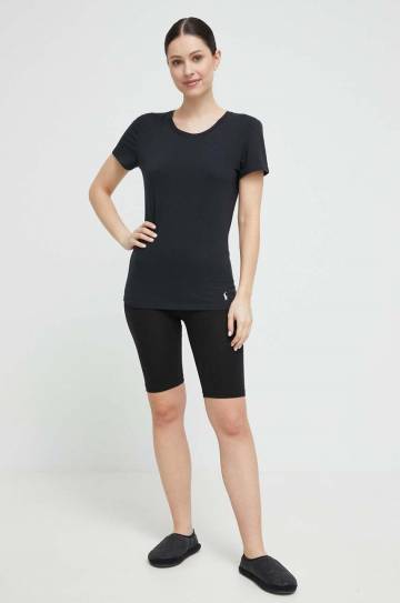 Пляжная футболка Polo Ralph Lauren цвет чёрный Пляжная футболка Polo Ralph Lauren цвет чёрный
