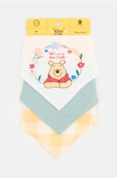 Набір слинявчиків Winnie the Pooh, 3 шт. - різнобарвний