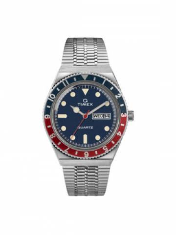 Timex Годинник Q Reissue TW2T80700 Срібний Timex Годинник Q Reissue TW2T80700 Срібний