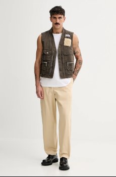 Безрукавка из хлопка Kenzo Multipocket Gilet