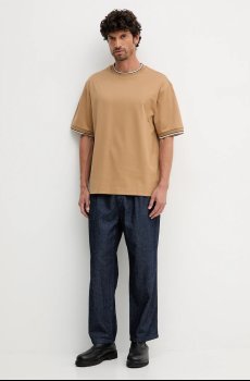 Хлопковая футболка BOSS H-Tames 65