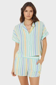 Женские шорты в полоску GIOVANNA Разноцветный S Etam 6544768