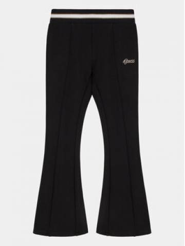 Guess Штани з тканини J4RB00 KAUH0 Чорний Regular Fit Guess Штани з тканини J4RB00 KAUH0 Чорний Regular Fit
