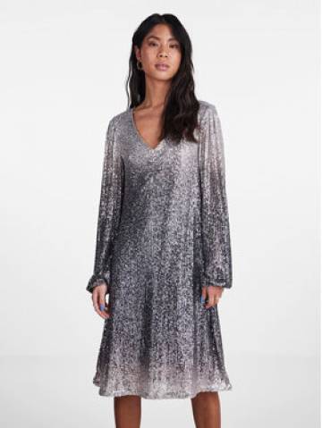 Pieces Коктейльна сукня 17143856 Срібний Regular Fit Pieces Коктейльна сукня 17143856 Срібний Regular Fit