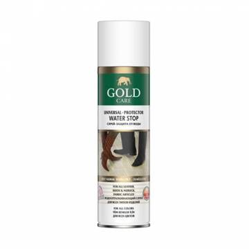 Водоотталкивающий спрей для обуви Gold Care Universal Protector Water Stop, 200 мл Водоотталкивающий спрей для обуви Gold Care Universal Protector Water Stop, 200 мл