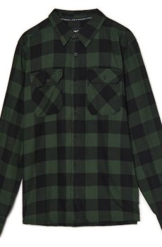 Cropp - Картата сорочка - темно-зелений