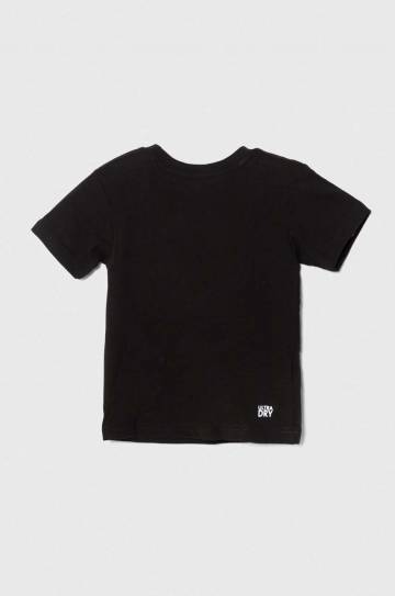 Детская футболка Lacoste цвет чёрный однотонный Детская футболка Lacoste цвет чёрный однотонный
