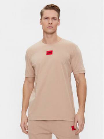 Hugo Футболка Diragolino212 50447978 Бежевий Regular Fit Hugo Футболка Diragolino212 50447978 Бежевий Regular Fit