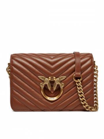 Pinko Сумка Sheep Nappa Chevron Коричневий Pinko Сумка Sheep Nappa Chevron Коричневий