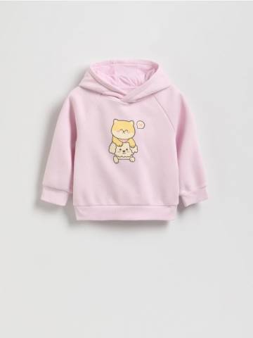 Reserved - Світшот із принтом - пастельний рожевий - 309FA-03X