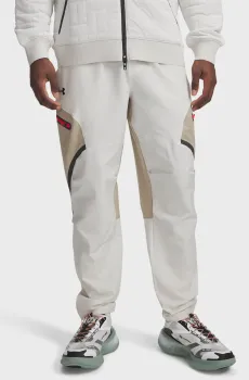 Мужские белые спортивные брюки UA Unstoppable Cargo Pant Белый M Under Armour 1390256-110