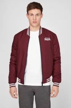 Мужской бордовый бомбер TRUSTHORPE Бордовый 3XL Lonsdale 115037