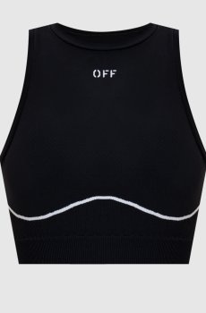 Черный топ Off Stamp