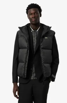 Мужская черная жилетка Черный 50 Lacoste BH2895031