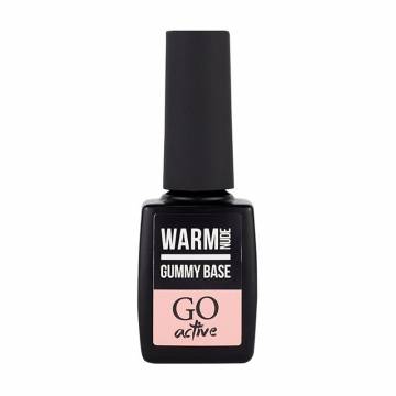 Камуфлирующая база для гель-лака GO Active Gummy Base 01 Nude, 10 мл Камуфлирующая база для гель-лака GO Active Gummy Base 01 Nude, 10 мл