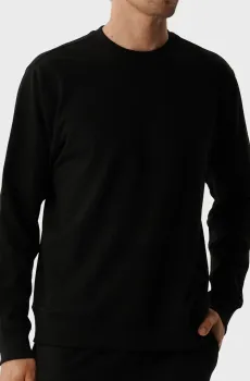 Мужской черный свитшот Черный XL Atlantic HMT-002