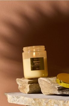 Ароматична свічка Sugared Citrus - бурштиновий