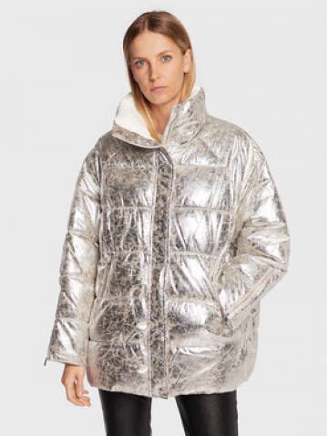 Pinko Пуховик Brunella 1 1G17Z5 A03G Срібний Relaxed Fit Pinko Пуховик Brunella 1 1G17Z5 A03G Срібний Relaxed Fit