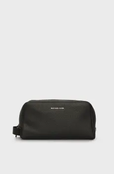 Мужской черный несессер HUDSON TOILETRY KIT Черный ONESIZE Michael Kors 33F4LHDV1L