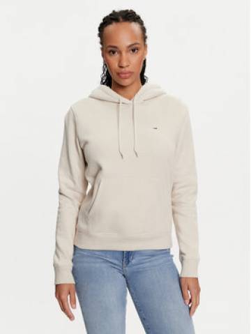 Tommy Jeans Світшот Flag DW0DW19727 Бежевий Regular Fit Tommy Jeans Світшот Flag DW0DW19727 Бежевий Regular Fit