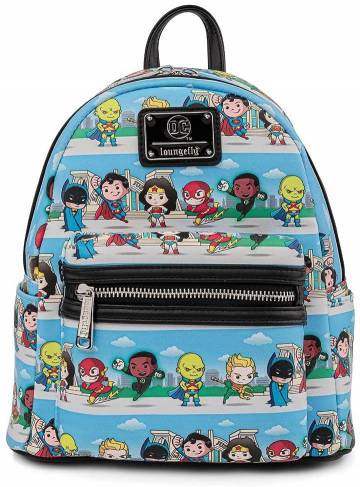 Рюкзак Loungefly DC Superheroes chibi lineup mini (DCCBK0062) Рюкзак Loungefly DC Superheroes chibi lineup mini (DCCBK0062)