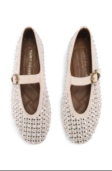Замшевые балетки Kurt Geiger London Mayfair Ballet Flat