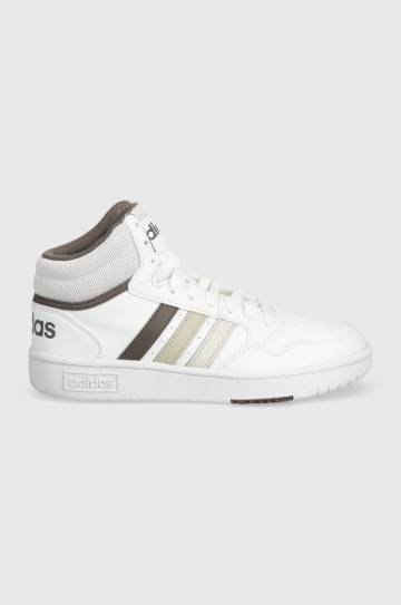 Детские кроссовки adidas Originals HOOPS 3.0 MID цвет белый IH7894 Детские кроссовки adidas Originals HOOPS 3.0 MID цвет белый IH7894