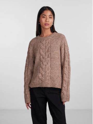 Pieces Светр 17140372 Коричневий Regular Fit Pieces Светр 17140372 Коричневий Regular Fit