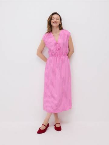 Reserved - LADIES` DRESS - фуксія - 6684B-43X Reserved - LADIES` DRESS - фуксія - 6684B-43X