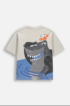 Детская хлопковая футболка Coccodrillo