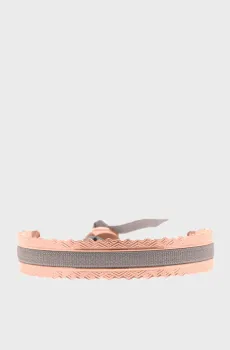 Женский коричневый браслет 4 мм Коричневый ONESIZE Les Interchangeables A53703