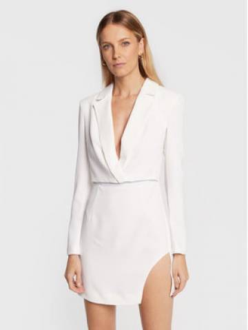 Pinko Коктейльна сукня Alejandra 1G1836 7624 Білий Slim Fit Pinko Коктейльна сукня Alejandra 1G1836 7624 Білий Slim Fit