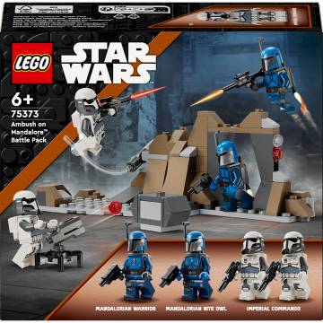 Конструктор LEGO Star Wars Бойовий комплект «Засідка на Мандалорі» (75373) Конструктор LEGO Star Wars Бойовий комплект «Засідка на Мандалорі» (75373)