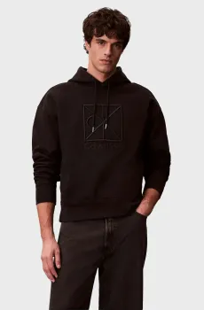 Мужское черное худи WEIGHT TERRY Черный XXL Calvin Klein LV14LE201G