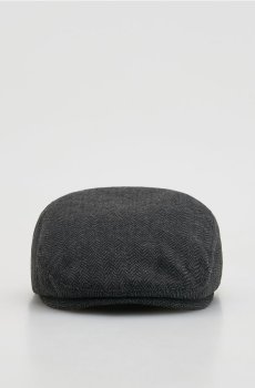 Reserved - Кепка з візерунком «ялинка» - темно-сірий - 050FE-90X