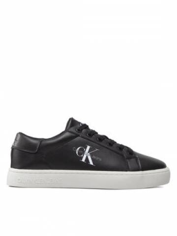 Calvin Klein Jeans Снікерcи Classic Cupsole Laceup Low Lth YM0YM00491 Чорний Calvin Klein Jeans Снікерcи Classic Cupsole Laceup Low Lth YM0YM00491 Чорний