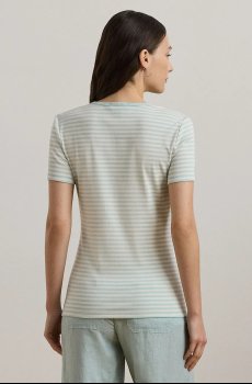 Хлопковая футболка Lauren Ralph Lauren