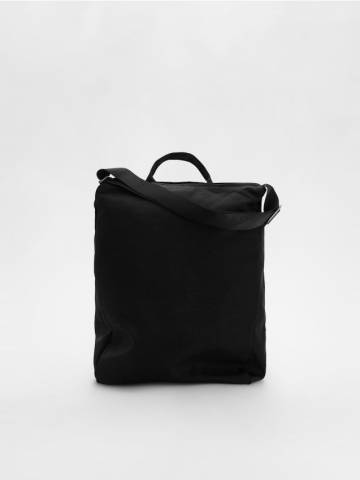 Reserved - Рюкзак із тканини з металевим блиском - чорний - 280CN-99X Reserved - Рюкзак із тканини з металевим блиском - чорний - 280CN-99X